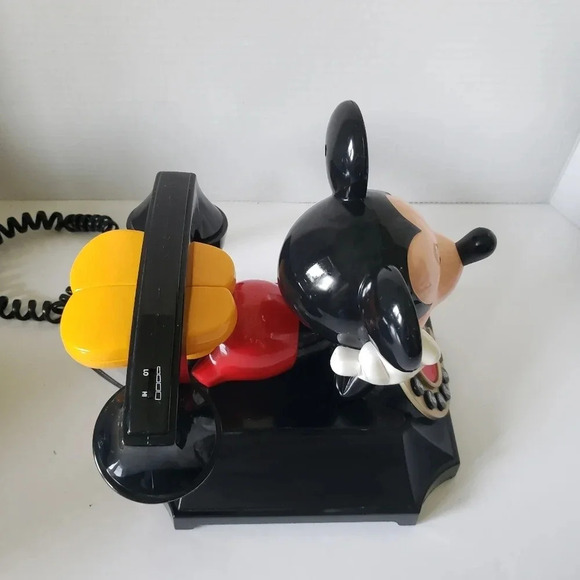 Vintage Disney Mickey Mouse Telemania Push Button Phone. - Picture 3 of 16